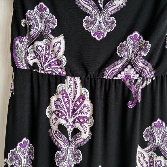 White House Black Market Paisley Bandeau Maxi Dress Women's Small - Picture 6 of 8